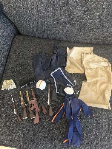 Vintage action man - man, rifle