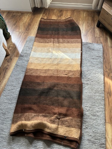 Vintage 1970s brown - brown, striped