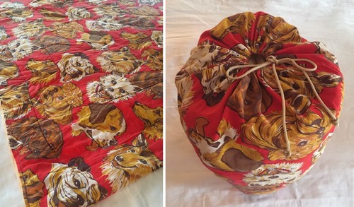 Vintage 1950 red sleeping - red,